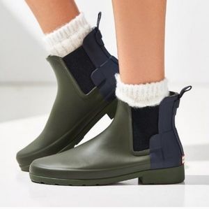 colorblock chelsea hunter boot